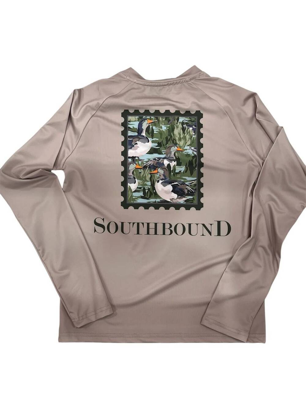 NEW SOUTHBOUND kids performance long sleeve top in duck stamp